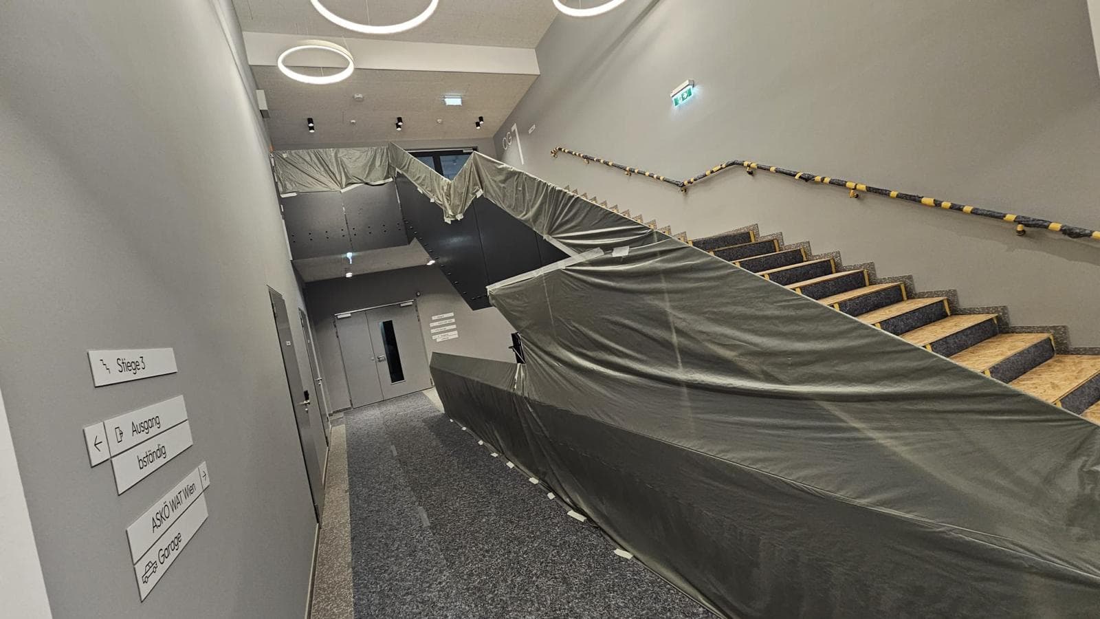 Innenausbau einer Bestandsfläche in Wien — Trockenbau und Installationen